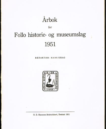 Årbok for Follo historie- og museumslag 1951